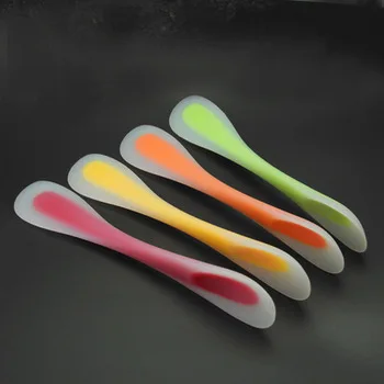 BPA Free Double Head Multifunctional Mini Cake Spatulas Icing Kitchen Cream Silicone Spatula