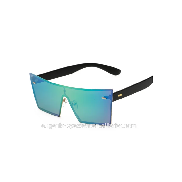 EUGENIA Shield lens sunglasses one piece oversized huge frame unisex fashion stylish sunglasses