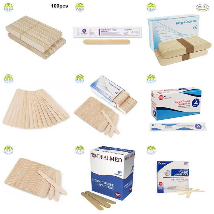 Direct factory Amazon 150*18*1.6mm tongue depressor good service