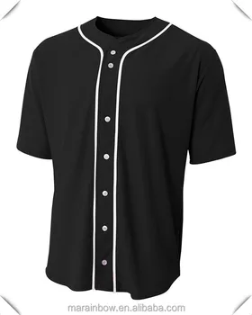 black and white baseball jersey