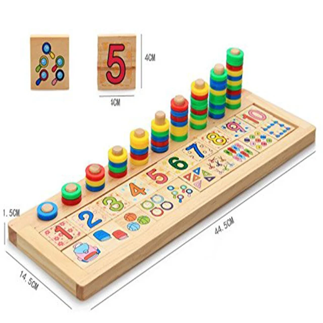 Montessori Puzzle Di Legno All'ingrosso Bambino Sgabello In Legno 