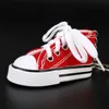 Customized Colour Wholesale Creative Mini Shoe Key Chain Canvas High-Top Shoe Key Ring