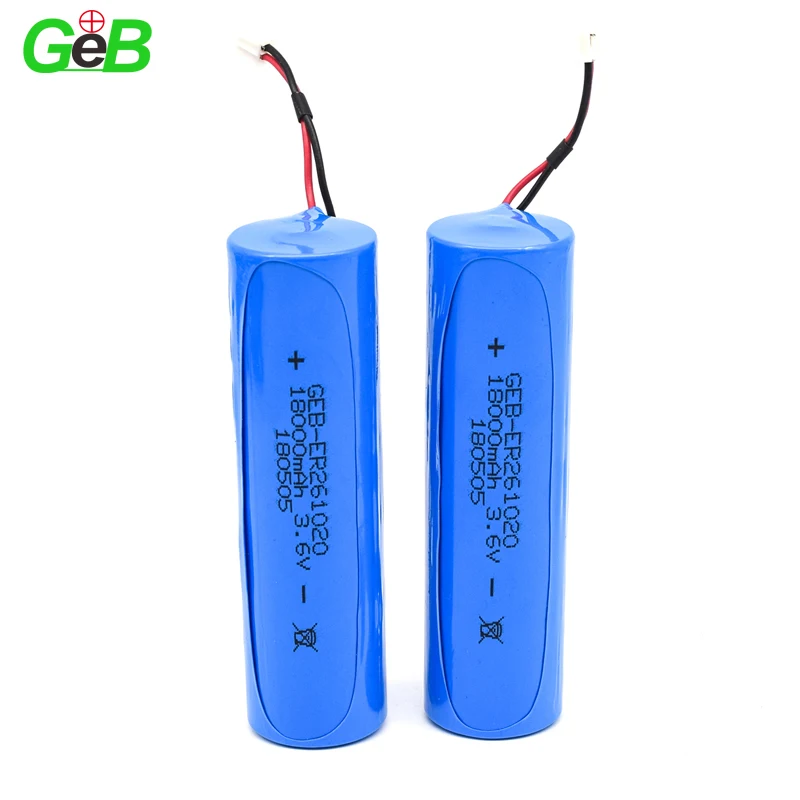 Buy Er261020 15ah 3.6v Cc Size Li-socl2 Double C Lithium Battery From