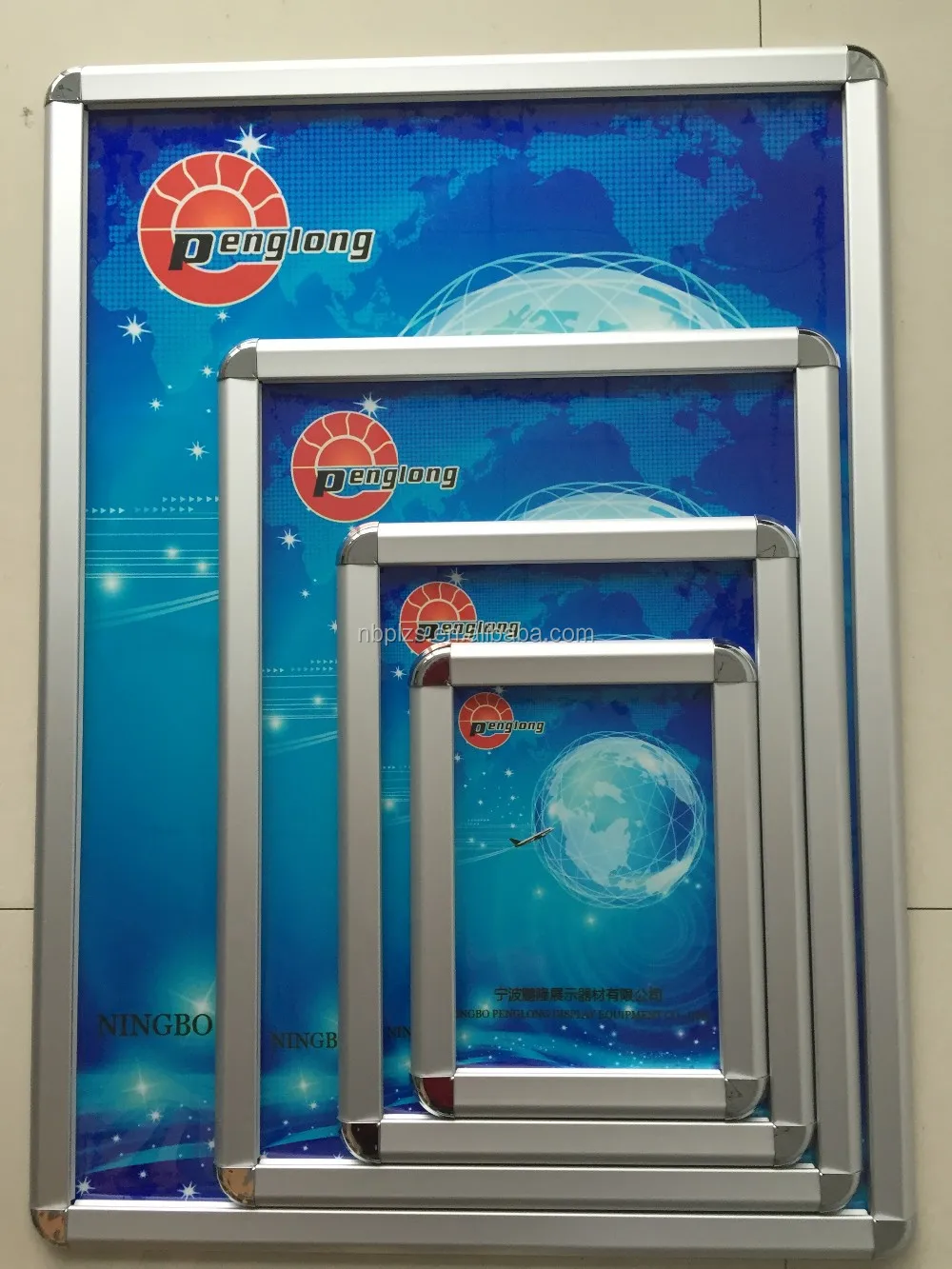 32mm Clip Frame 70x100 Changeable Poster Frame For Gateway Advertising