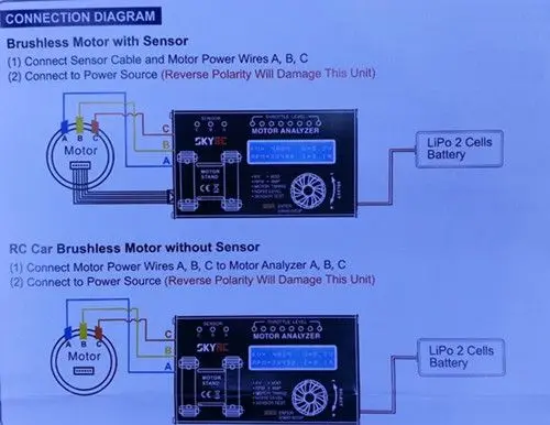 rc brushless motor analyzer