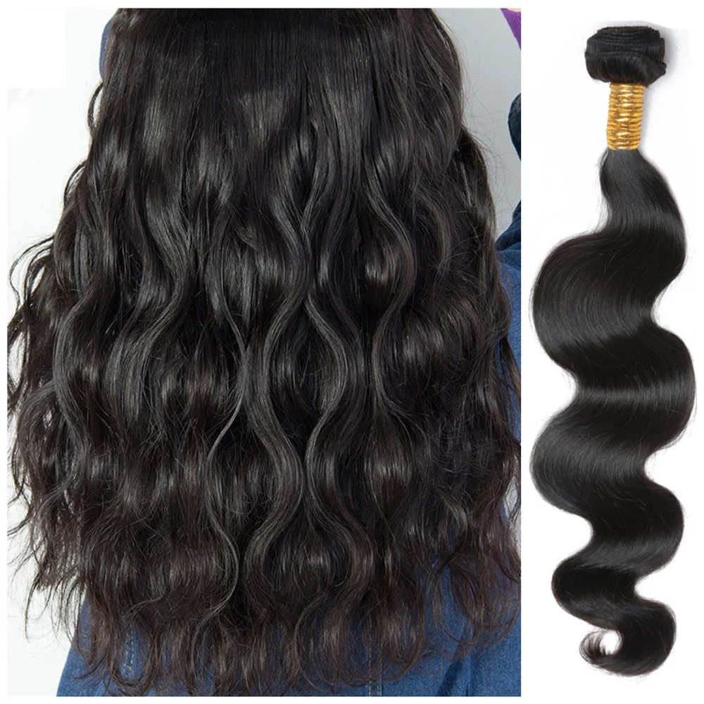Leyuan Blossom Bundles Virgin Cheap Brazilian Hair Weave Wig For