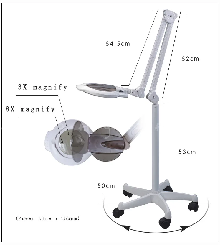 Factory Price Led Efficient Magnifying Glass Lamp With High Quality