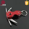 Multi-Tool Keychain with LED Light and Screwdriver / Folding Pocket Knife tool key chain