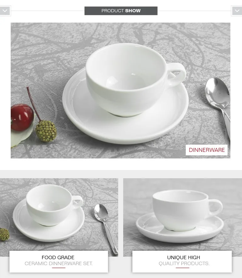 Custom Printed Porcelain 120ml Wholesale Tea Cups And Saucers For Tea