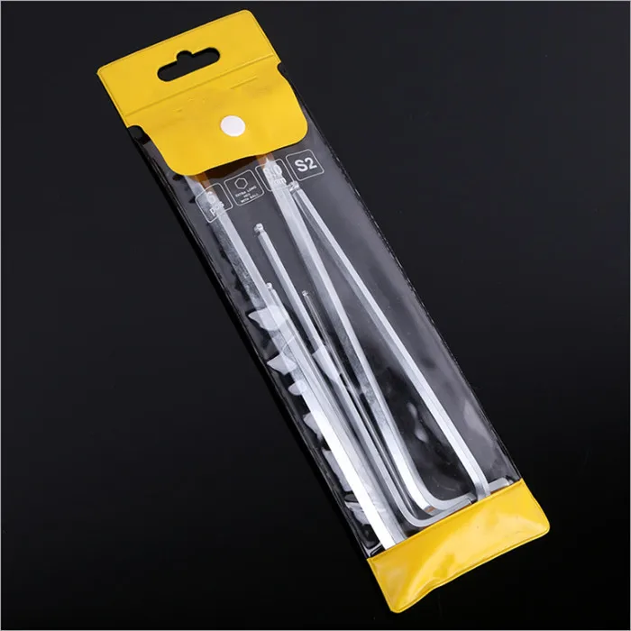 9pcs hexagon head chrome vanadium keys wrench set