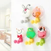 Antibacterial Toothbrush Suction Cup Cover Holder with Suction Cup, Cartoon design