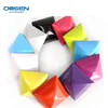 Shiny Colored Square 3D Pyramid Metal Rivets Studs Prong Snap Button Punk Decorations for Clothing Shoes Canvas Denim Belt Bag