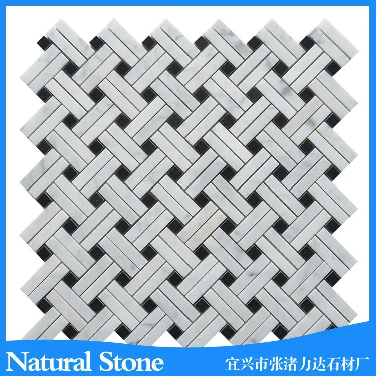 Love home Square White Wall Decoration Tile Marble Mosaic
