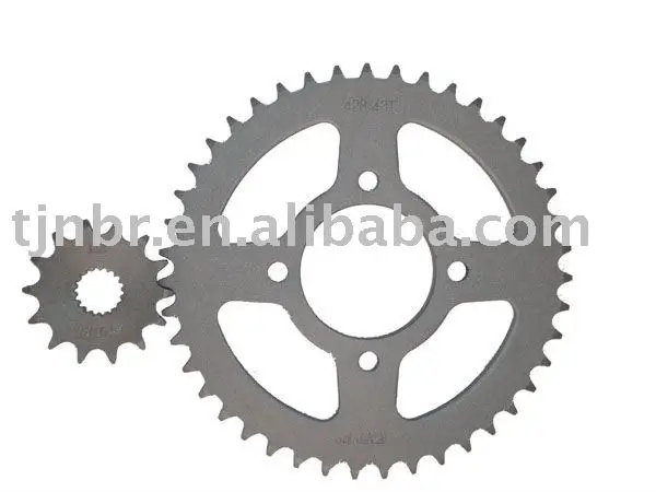bicycle chain and sprocket