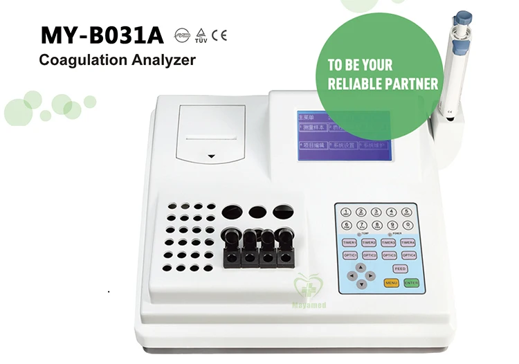 MY-B031A Medical Lab Automatic coagulation analyzer Portable Blood Coagulometer Analyzer