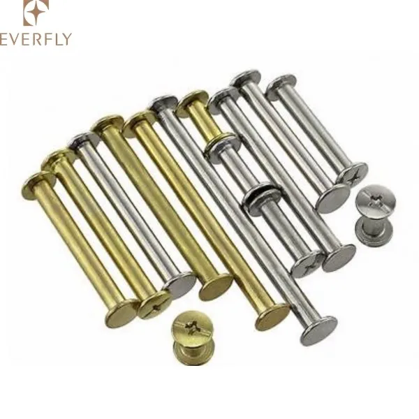 Steel Nickel Plated Book Binding Post Screw For Book Binding Buy