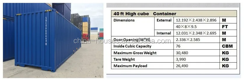 Tare Weight Of 40 Foot High Cube Container – Blog Dandk