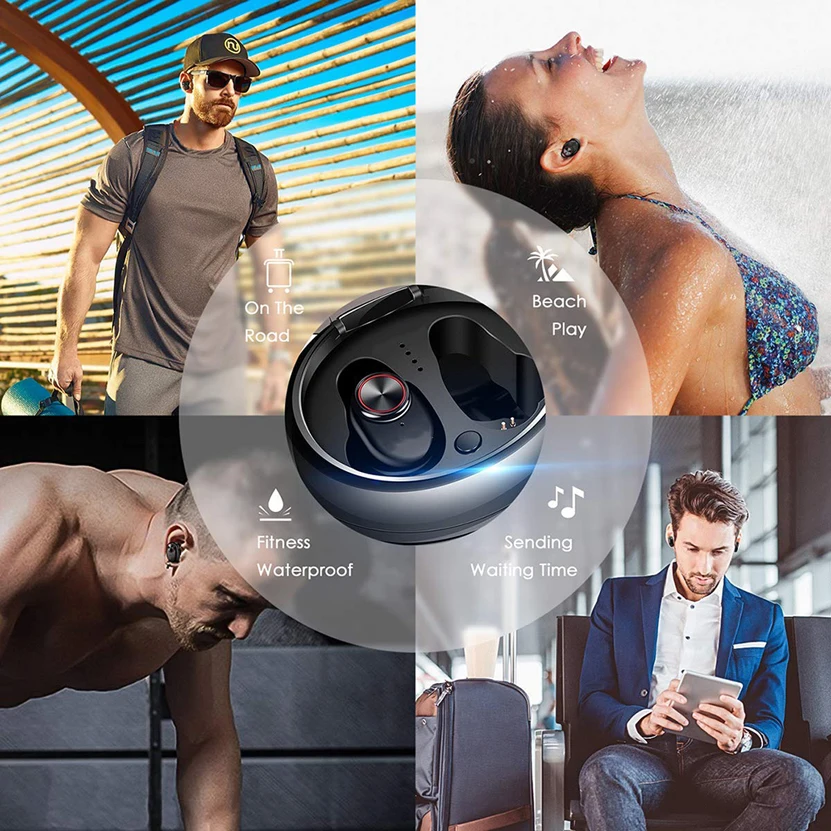 Handsfree wireless earphone