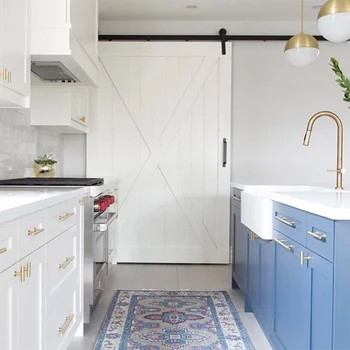 Hot Sale Beautiful Solid Wood Sliding Barn Doors For Kitchin Buy