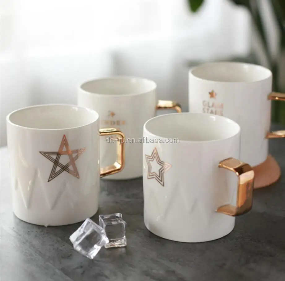 ceramic coffee cup with lids