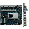 Firewall Motherboard D525 Mini ITX D525 Motherboard for 6LAN, Computer Network Security, Dual Core 1.8GHz, 12VDC in