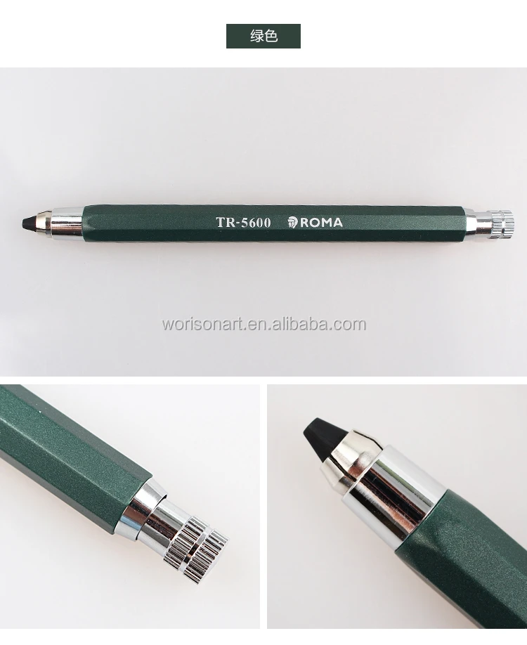 5.6mm Automatic Charcoal Sketching Mechanical Pencils Drawing Soft