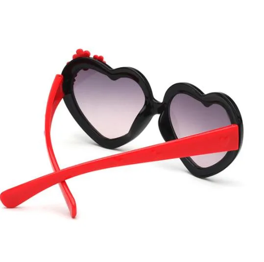 赤黒かわいい面白い女の子フラワーサングラスキッズハートサングラス Buy 子供ハートサングラス 花サングラス子供 女の子サングラス Product On Alibaba Com