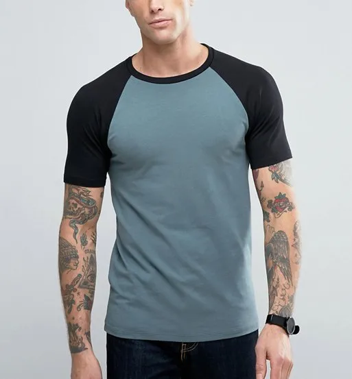 Top Sales 100 Cotton Short Sleeves Plain Custom Fit Slim Mens Comfort