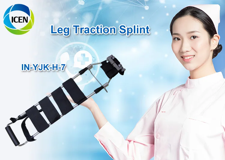 First Aid adult femora care aluminum alloy immobilization fractured leg Traction frame unit device Leg Traction Splint