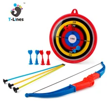 Outdoor children toy plastic set archery bow and arrow .jpg