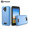 Brushed armor 2 in 1 rugged shock proof shell cover for alcatel onyx mobile phone case