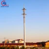 Galvanized Communication Monopole Steel Tower