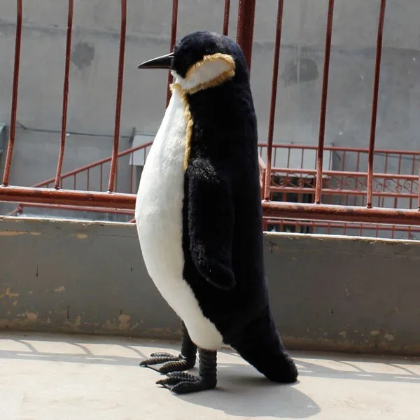 plastic penguin statue