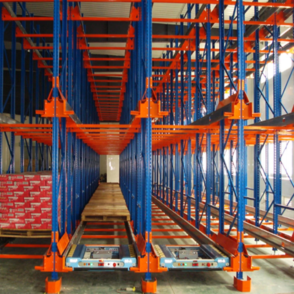 Automated Warehouse Racking System Radio Shuttle Rack With Pallet ...