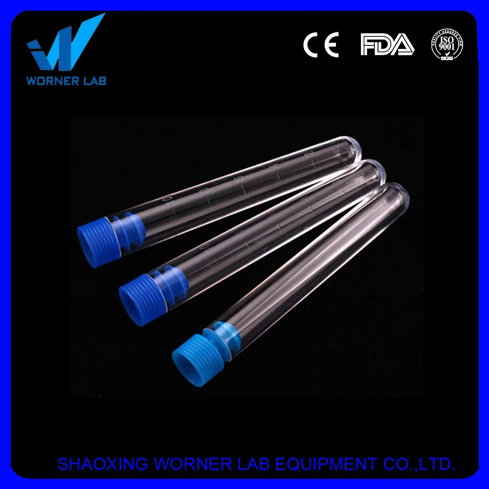 Plastic test tube