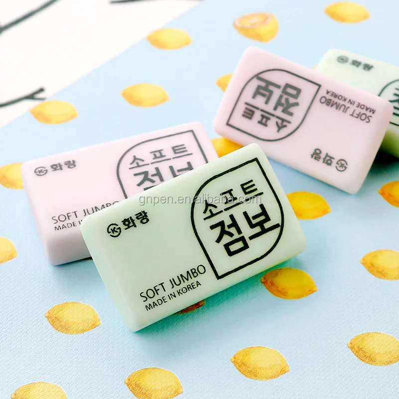 Colorful Rubber Eraser Soft Jumbo 4b Eraser For Office And School