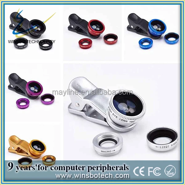 2016 hot universal mobile phone camera lens fisheye lens for phone