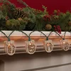 Decorations Home Fairy MDF Wooden Boots Glove Shaped Christmas Lights Decoration Outdoor Led String Light