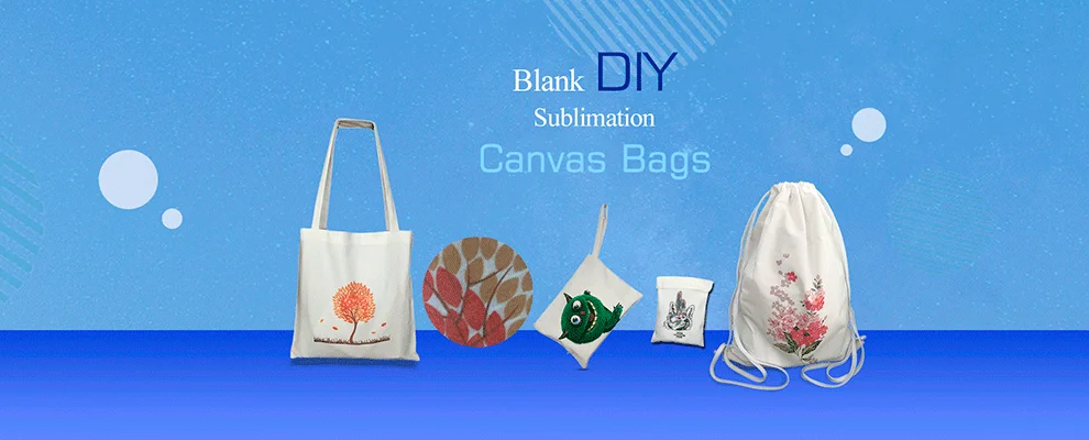 sublimation canvas bag