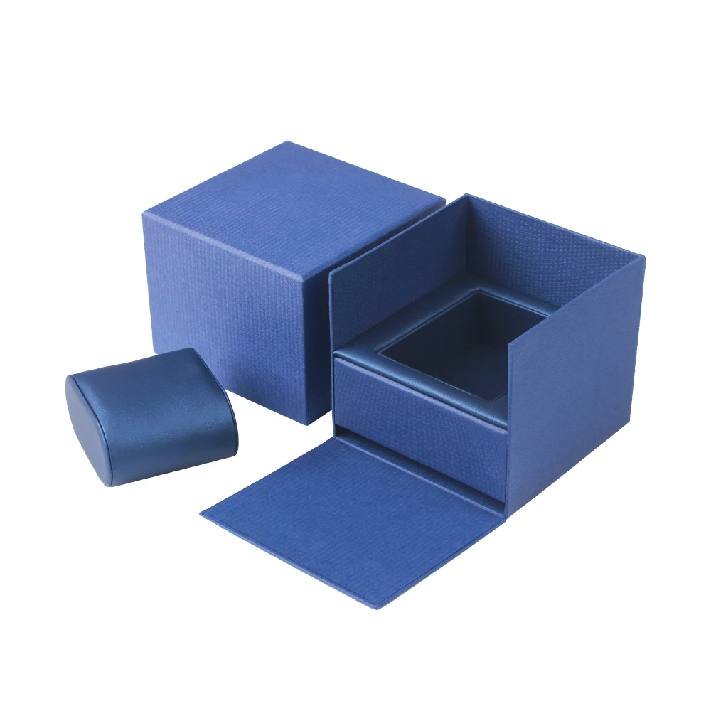 贸易保证新的特殊设计和定制蓝纸手表包装盒