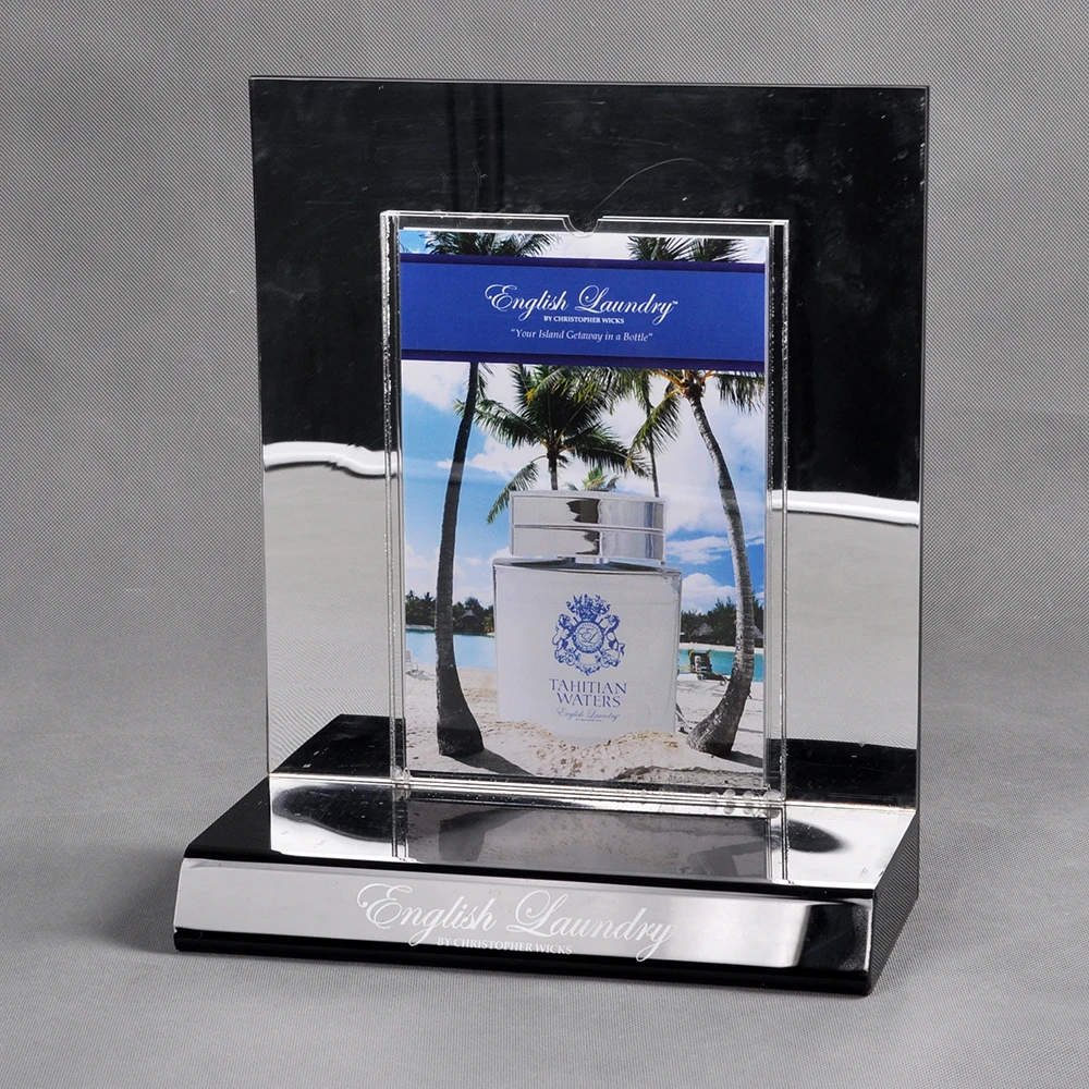 Custom Desktop Mirror Acrylic Perfume Parfum Bottle Display Stand Buy