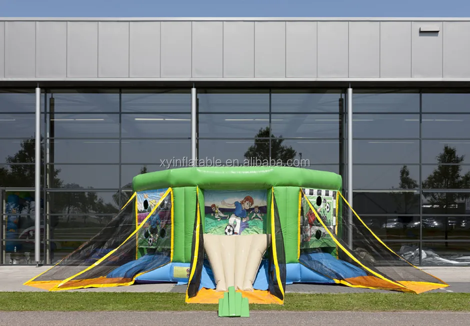 New products inflatable football training dummy,soccer target shooting for children game