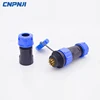 IP67 Waterproof Cable Gland 6-Pin Connector Aviation Plug w Cap