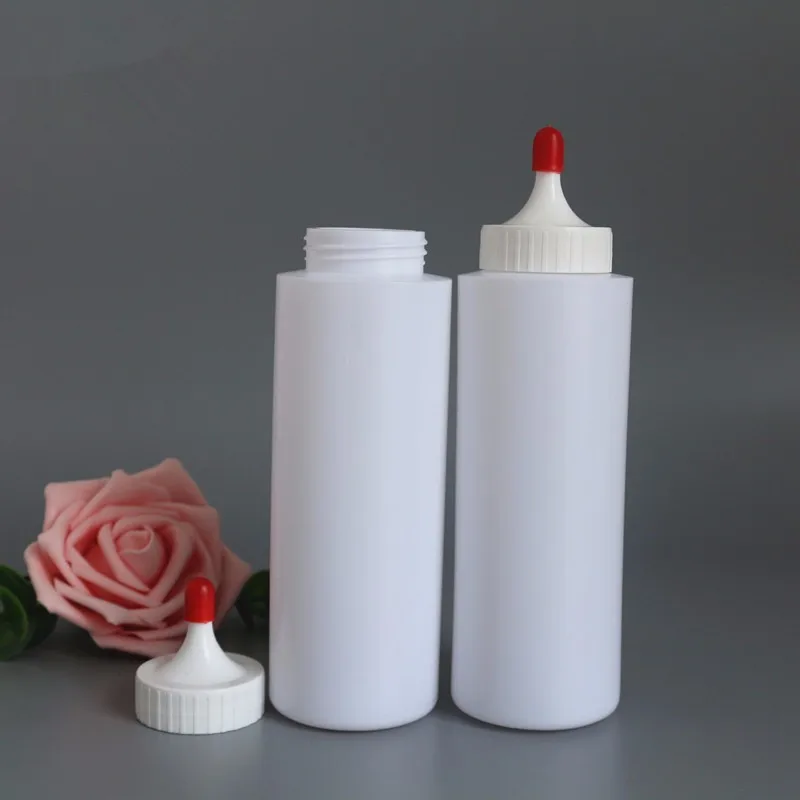 250ml Pe Material Empty Plastic Ultrasonic Couplant Bottle Medical Ultrasound Transmission B