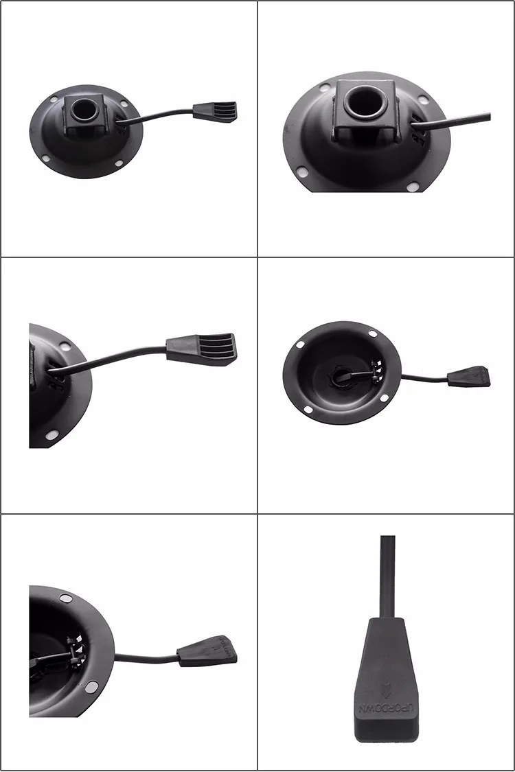 160mm Diameter 2.0mm Thickness 100X100cm Hole Size Iron Office Chair Mechanism with Handle Adjustment