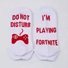 Funny Cotton Ankle Socks - Do Not Disturb, I'm Gaming, Great Gift for Loud Fans, Unisex Crew Socks