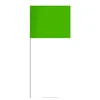 Multi color custom pe pvc plastic marking utility flags