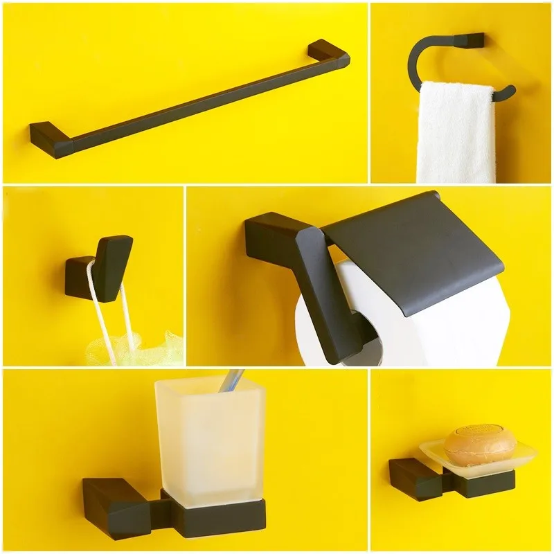 Square Design Bathroom Fixtures Wall Mounted Chrome Bathroom