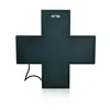 High contrast waterproof IP65 single green 3D animation pharmacy cross led sign display