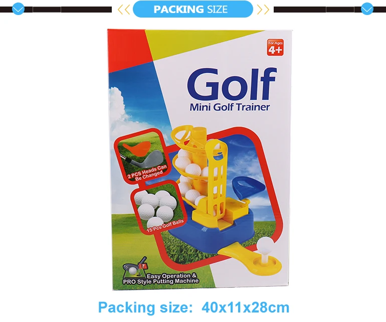 plastic mini golf set